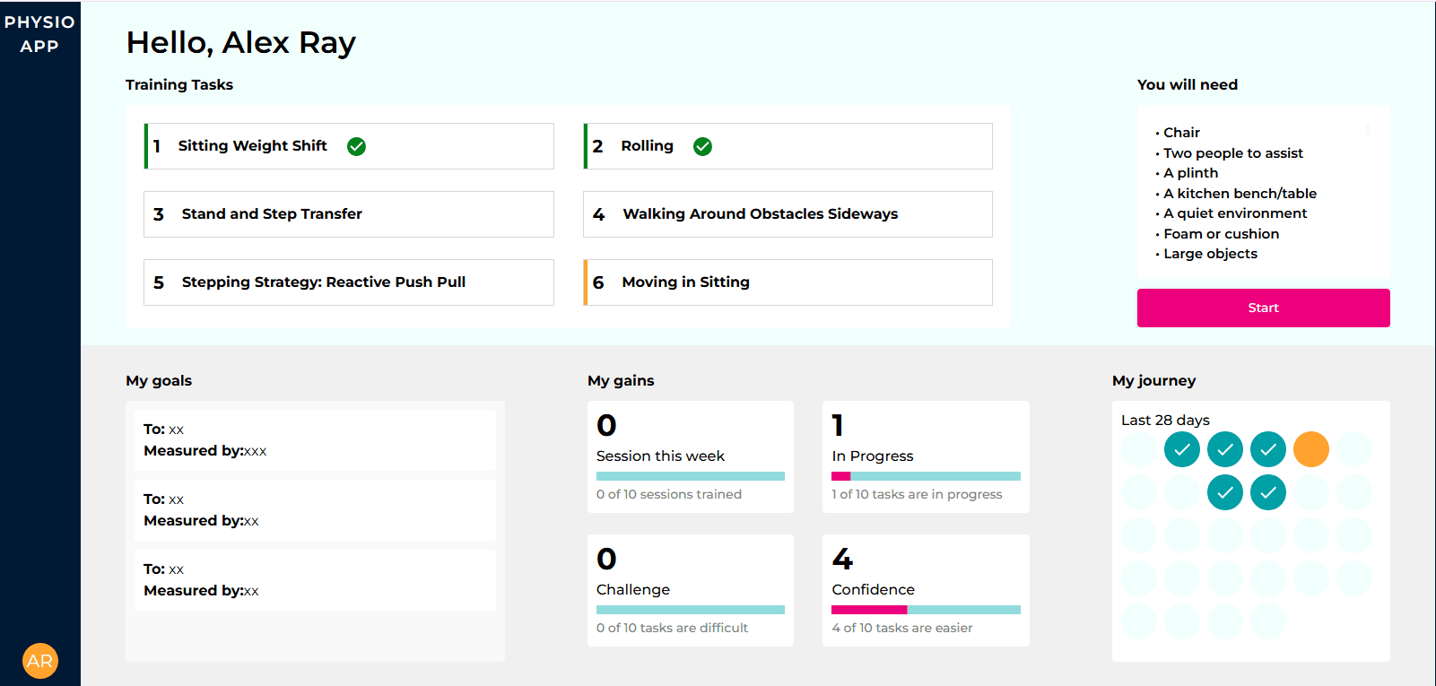 Client Progress Tracker